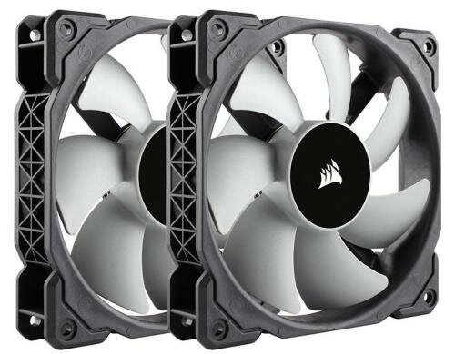 Gehäuselüfter Corsair ML120 (2er Pack) 120x120x25mm, 4Pin, 400-2400rpm, 16-37dBA