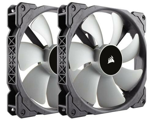 Gehäuselüfter Corsair ML140 (2er Pack) 140x140x25mm, 4Pin, 400-2000rpm, 16-37dBA