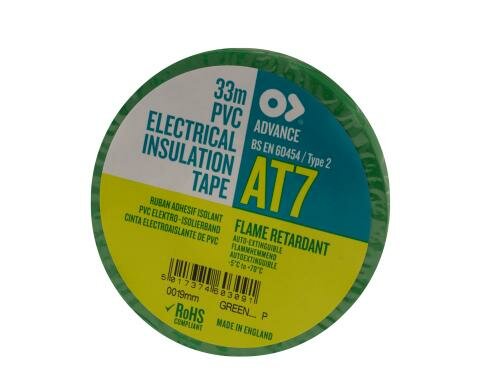 Advance AT 7 PVC Isolierband grün PVC Isolierband