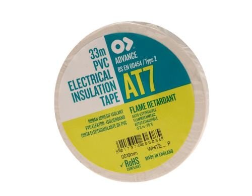 Advance AT 7 PVC Isolierband weiss PVC Isolierband