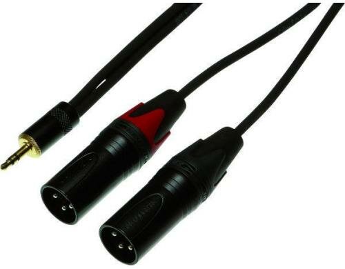 Contrik NYK3MPM-BL Y-Kabel