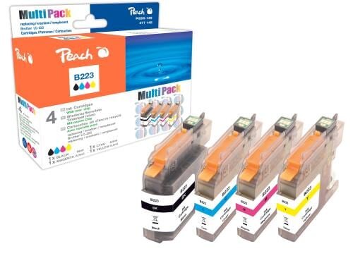 Peach Tinte Brother LC-223 Multipack 1x16ml 3x8,5ml