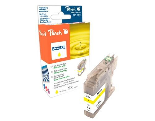 Peach Tinte Brother LC-225XLy yellow 16ml 1485 Seiten