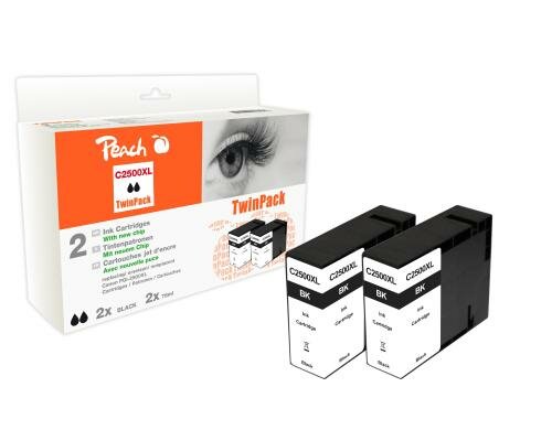 Peach Tinte Canon PGI-2500 Twin black 2x 76ml 2650 Seiten