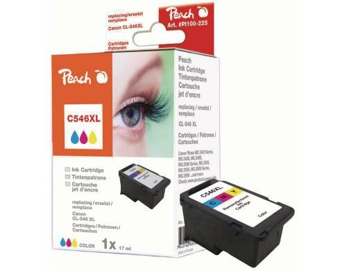 Peach Tinte Canon CL-546XL color 17ml 545 Seiten