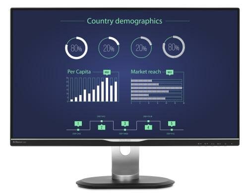 Philips 258B6QUEB 25, 2560x1440, IPS USB-C,VGA, DVI, HDMI, DP, USB, Speaker