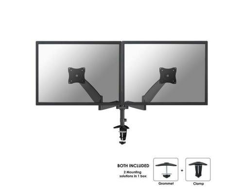 NewStar FPMA-D950DBLACK Flatscreen Desk Mount (clamp/grommet)