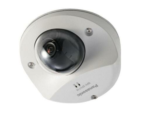Panasonic Netzwerkkamera WV-SFV110M Mini Dome, Outdoor, 720p, Smart Coding, M12