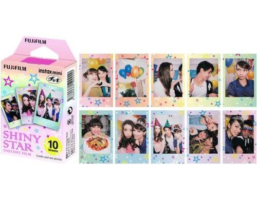 Fujifilm Instax Mini 10 Blatt shiny star zu Instax Mini 90 Neo classic / Mini 8