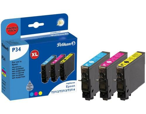 Tinte Pelikan Epson T2715  Nr. 27XL color 3x 11ml