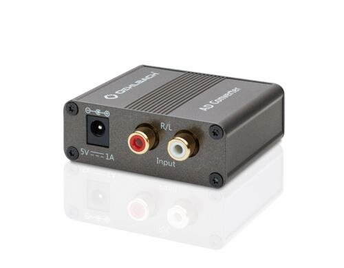 Oehlbach AD Bridge, Analog Digital Wandler Stereo Cinch In -> Digital Koax/Toslink Out