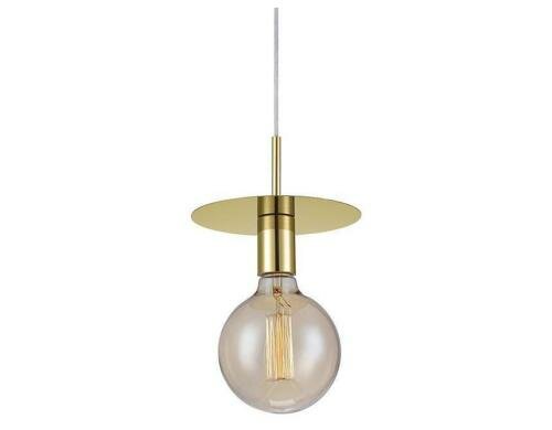 MARKSLOJD Disc 1L Pendelleuchte Gold 106150, E27 1x 60W, Dimmbar