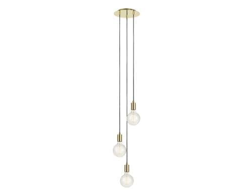 MARKSLOJD Sky 3L Pendelleuchte Rund Messing 106333, 3x E27 60W, Dimmbar