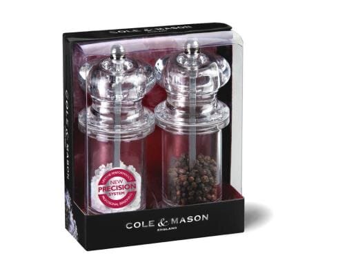 Cole&Mason 505 Pfeffer.-Salzmühle140mm GS transparent