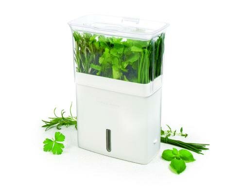 Cole&Mason Frischhaltebox für Kräuter weiss