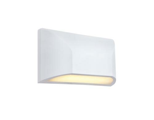 MARKSLOJD Nikos Wandleuchte Weiss IP44 106511, 1x LED 6W, Nicht Dimmbar