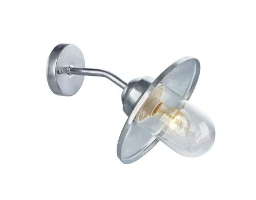 MARKSLOJD Mantorp Wandleuchte verzinkt IP44 106530, 1x E14 60W, Dimmbar