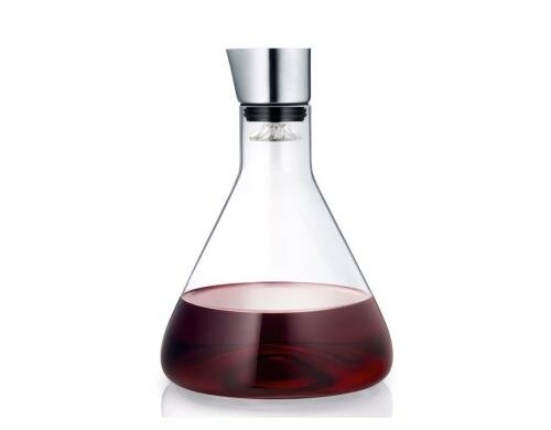Blomus Dekantierkaraffe DELTA Edelstahl matt, Glas klar