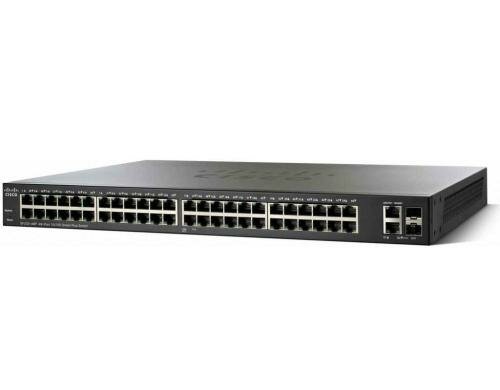 Cisco SF350-48: 48 Port Managed Switch 48xFE, 2xGE, 2xSFP/RJ45 1G