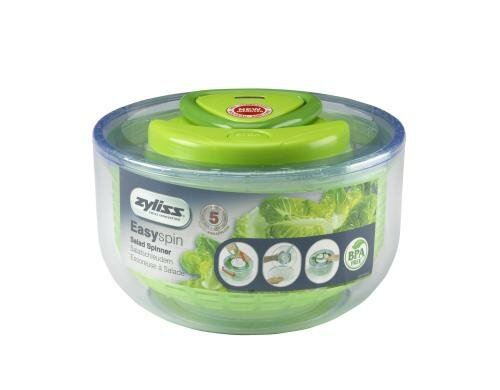 Zyliss Easy Spin Salatschleuder Durchmesser 20 cm, grün