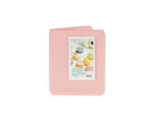 Fujifilm Instax Mini Candy Album pink bietet Platz für 65 Instax Mini Filme