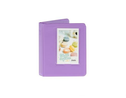 Fujifilm Instax Mini Candy Album violette bietet Platz für 65 Instax Mini Filme