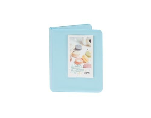 Fujifilm Instax Mini Candy Album blau bietet Platz für 65 Instax Mini Filme