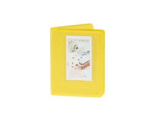 Fujifilm Instax Mini Candy Album gelb bietet Platz für 65 Instax Mini Filme