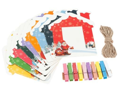 Fujifilm Instax Mini Rahmen Christmas inkl. 9 Rahmen, Klammern & Leine