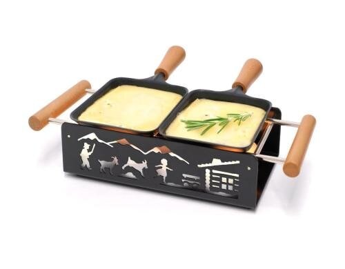 TTM Teelicht-Raclette Twiny Cheese Heidi Käseschmelzer für 2 Personen