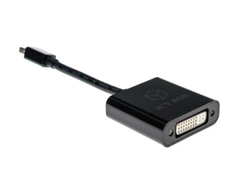 ICY BOX IB-537 Mini Dis.Port zu DVI Adapter Auflösungen bis zu 1920x1080@60 Hz