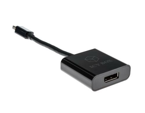 ICY BOX IB-540 Mini Dis.Port zu DP Type-A Auflösungen bis zu 4K@60 Hz