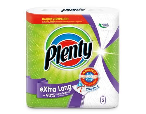 Plenty Big Roll Haushaltspapier weiss 2 Rollen à 86 Blatt