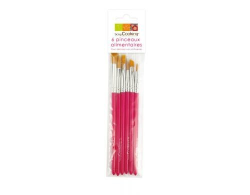 ScrapCooking Pinsel Set Zur Gestaltung von Gebäck