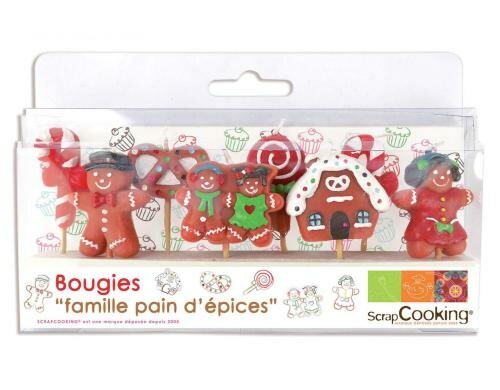 ScrapCooking Lebkuchenkerzen Set 8 Stück