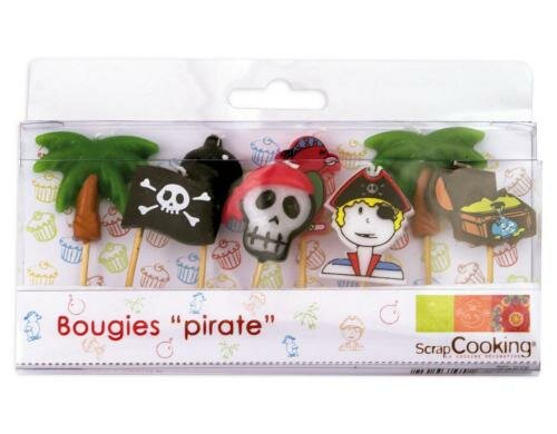ScrapCooking Piratenkerzen Set 8 Stück