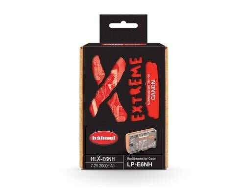 Hähnel Ersatzakku HLX-E6N, für Canon LP-E6N Lithium-Ionen-Akku, 7,2V 2000mAh