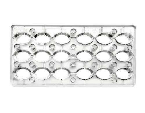 Ibili Pralinenform Gastro Oval 27 cm x 14 cm, mit Magnet