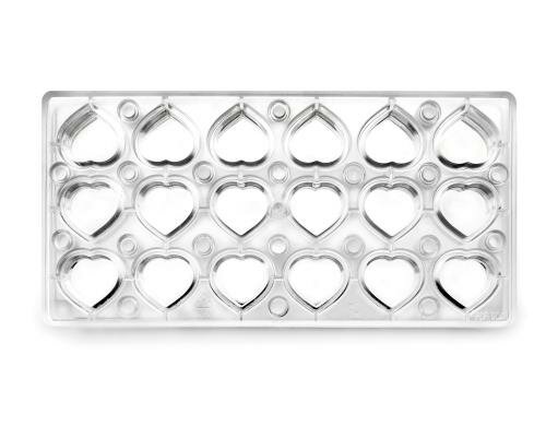 Ibili Pralinenform Gastro Herz 27 cm x 14 cm, mit Magnet