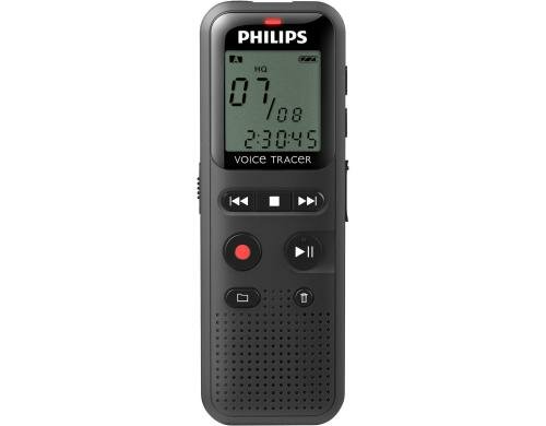Philips Digital Voice Tracer DVT1150 Digitales Diktiergerät für Notizen