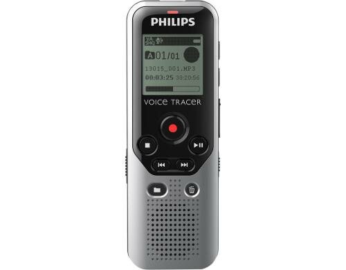 Philips Digital Voice Tracer DVT1200 Digitales Diktiergerät für Notizen