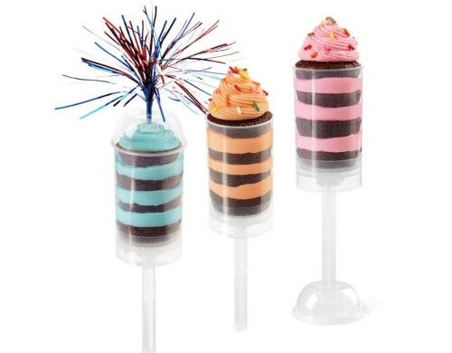 Wilton Mini Push-Up Cakes Behälter 6 Stück, rund