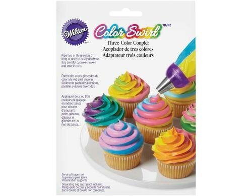 Wilton Color Swirl Koppler/Adapter für zwei oder drei Spritztüllen