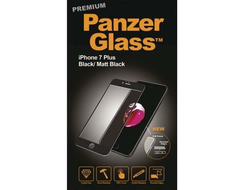 Panzerglass Displayschutz Premium black für iPhone 7 Plus, black