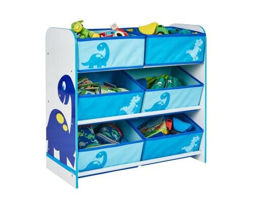 World Apart Regal Dinos Multi Bin Ablageregal Dinos