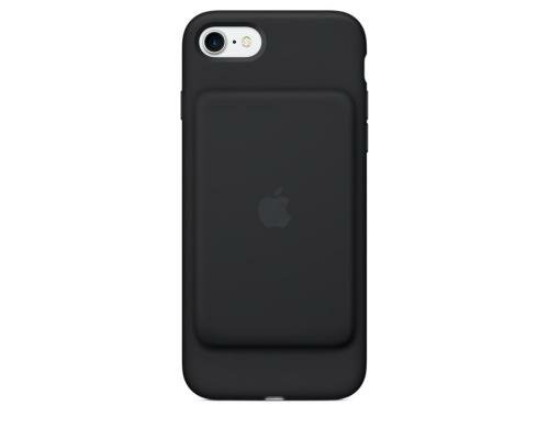 Apple iPhone 7 Smart Battery Case Schwarz aus hochwertigem Silikon