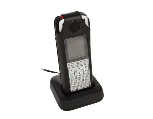 Soryt Ledertasche Unify Openstage M3 Stahlgürtelclip