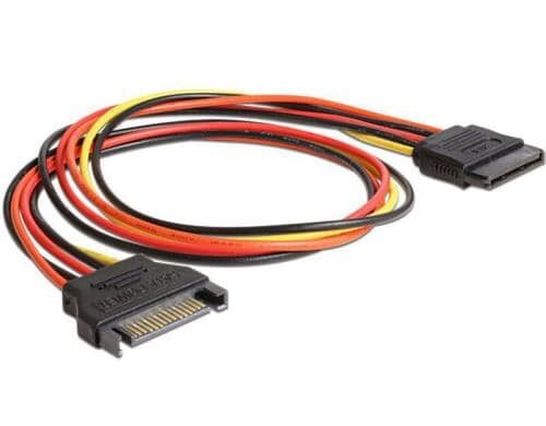 SATA Stromverlängerungskabel SATA 15 Pin, 50cm