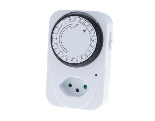 MaxHauri mechanische Tageszeitschaltuhr 48 Ein- und Aus- Schaltzeiten pro Tag