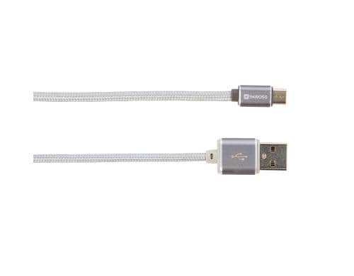 SKROSS Chargen Sync Micro USB Steel Line, für MicroUSB